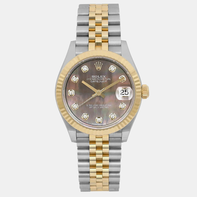 Rolex Grey Diamond Dial Datejust 278273 1160684 (arb20945)