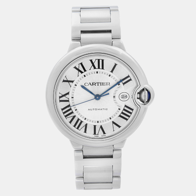 Authentic Cartier Ballon Bleu W69012Z4 Automatic Men's Stainless Steel Watch 1160711 (arb21005)