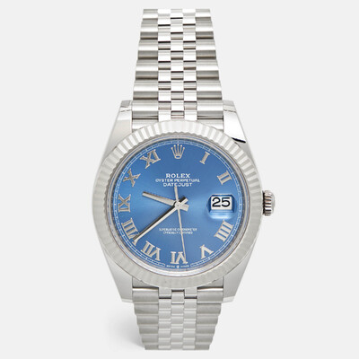 Rolex Datejust M126334-0026 Men's Wristwatch 41mm Blue Dial 1159966 (arb21011)