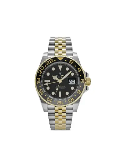 Rolex GMT-Master II 2025 - Yellow Gold Case Black Dial w/ Geometric Design, Ref. 30830647 (arb21258)