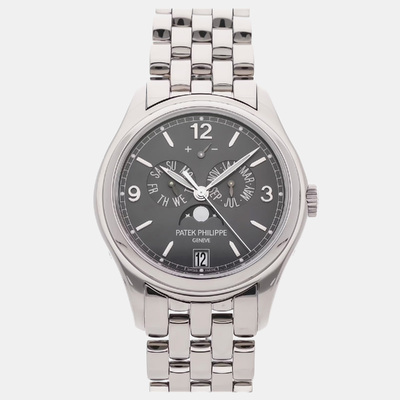 Pre-Owned Patek Philippe Complications Annual Calendar Moonphases 5146/1G-010 Automatic Men's Watch 39 mm 1166575 (arb21320)