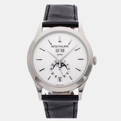 Patek Philippe Calatrava 5108G (Ref. 5108G) Automatic Men's Watch White Gold Dial 1166582 (white, arb21324)