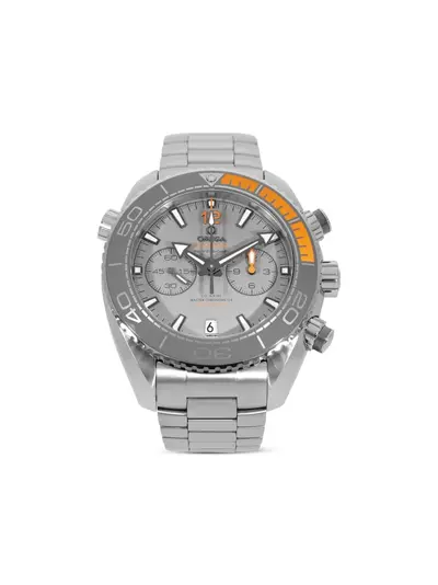 Omega Seamaster Planet Ocean 45.5mm Ref:24360320 Grey Dial Chronograph Unisex Automatic Titanium Case (arb21517)
