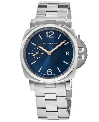 Panerai Piccolo Due PAM01123 - Blue Dial Steel Men's Chronograph Watch (blue, arb12534)