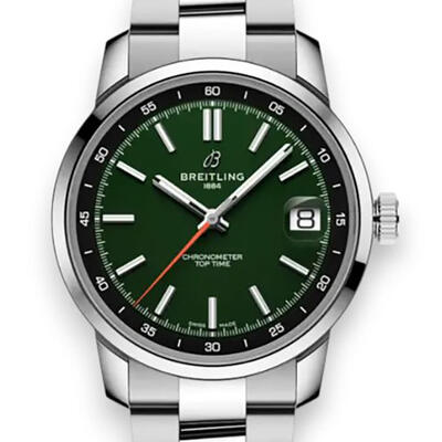 AB3113171L1A1 Breitling Top Time B31 Mens Chronometer Green Dial (green, arb16284)