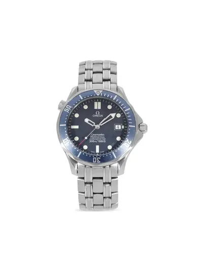 Omega Seamaster 300m 41mm Blue Dial Round Case Stainless Steel Bracelet Automatic Movement Screw-down Crown Model 30542246 (arb21567)