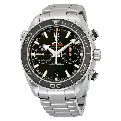 Pre-Owned Omega Seamaster Planet Ocean Chronograph Black Dial Mens Watch 232.30.46.51.01.001 (black, arb21576)