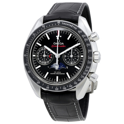 Pre-owned Omega Speedmaster 304.33.44.52.01.001 Mens Automatic Chronograph (black, arb21580)