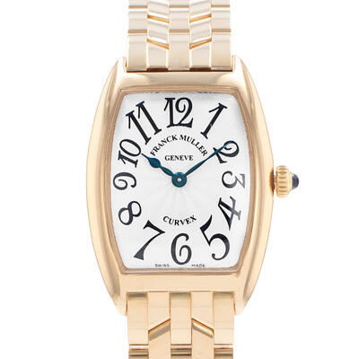 Franck Muller Cintree Curvex 1752 qz Ladies Watch - Rose Gold Tone (blue, arb21665)