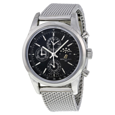 Pre-owned Breitling Transocean Chronograph II Automatic Black Dial Mens Watch A1931012-BB68 A1931012-BB68-154A (black, arb21672)