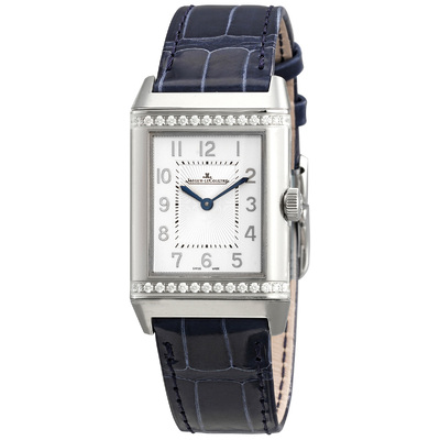 Pre-owned Jaeger-LeCoultre Reverso Diamond Ladies Watch Q2578480 (blue, arb21779)