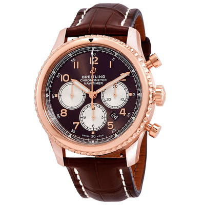 Pre-owned Breitling Navitimer 8 Chronograph Automatic Mens Watch rb0117131q1p1 (brown, arb21806)