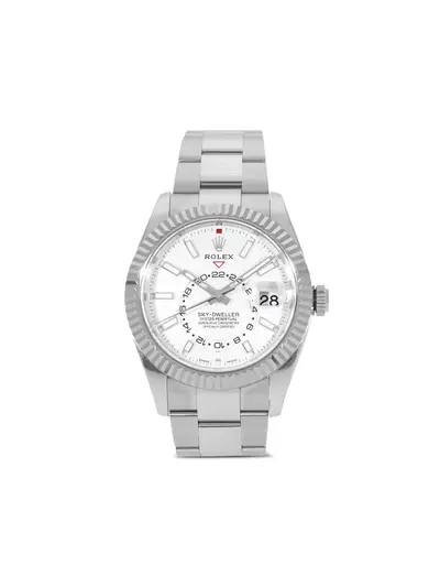 Rolex Sky-Dweller Model 30542260 - White Dial Round Case with Date (arb21564)