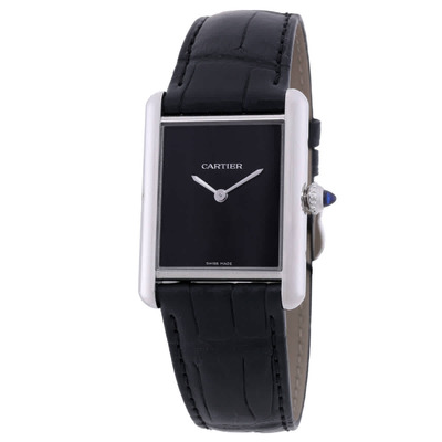 Cartier Tank Must Large Model Quartz Black Dial Watch WSTA0108 (black, arb22034)