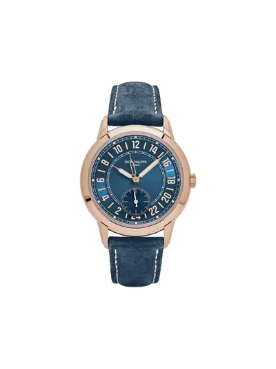 Patek Philippe Calatrava Complications 42mm (30953268) Automatic Movement, Navy Blue Dial With Rose Gold Bezel And Subdials (arb22088)
