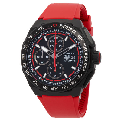Tag Heuer Formula 1 Chronograph Automatic Black Dial Mens Watch CBZ2085.FT8093 (black, arb22177)