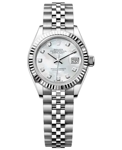Rolex Lady-Datejust 28 'Mother of Pearl & Diamond Dial' - Model M2791740009 M279174-0009 (arb22258)