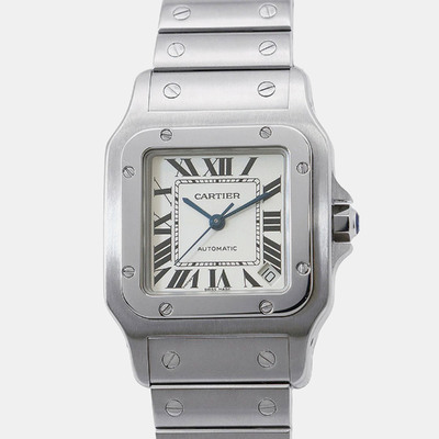 Cartier Santos Galbee W20098D6 Automatic Silver Stainless Steel Men's Watch 32 mm 1175728 (arb22362)