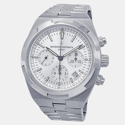 Vacheron Constantin Overseas 5500V/110A-B075 Men's Automatic Silver Dial Stainless Steel Watch 1177871 (arb22422)