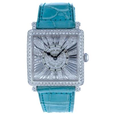 Franck Muller Master Square Quartz Diamond Ladies Watch 6002 L QZ R D CD (black, arb22462)