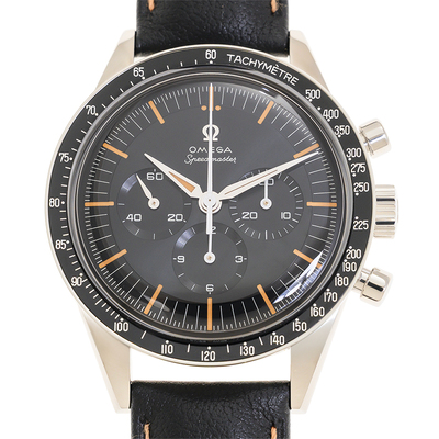 Omega Speedmaster Chronograph Hand Wind Chronometer Blue Dial Mens Watch [310.32.40.50.06.001] (black, arb22482)