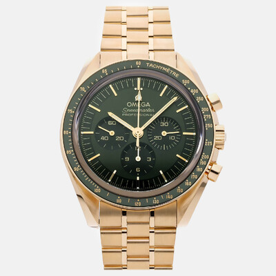 Omega Speedmaster Model: 310.60.42.50.10.001 Automatic Green Dial Men's Wristwatch 1169471 (green, arb22622)