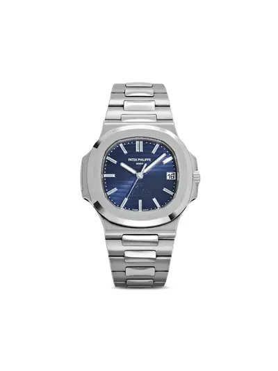 Patek Philippe Nautilus 40th Anniversary Limited Edition circa 2017, Model No: 31089780, Blue Dial, Platinum Case (arb22749)