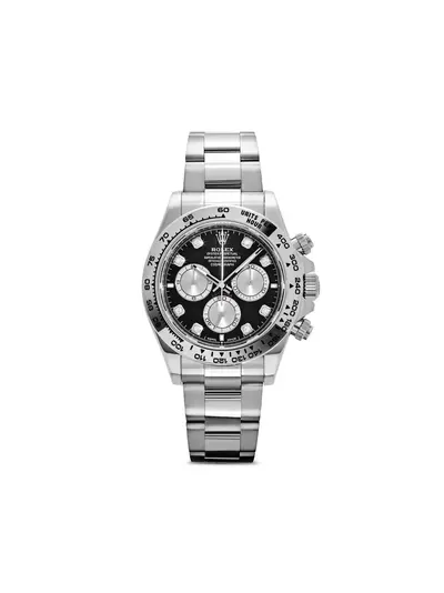 Rolex Daytona 31090255 White Gold Black Dial Round Case Chronometer (arb22765)