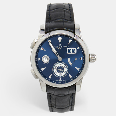 Limited Edition Ulysse Nardin Dual Time 3243-132LE/BQ Men's Wristwatch: Only 99 Pieces Available 1180601 (arb22788)