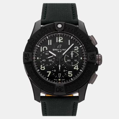 Pre-Owned Breitling Super Avenger B01 Chronograph Night Mission SB0148101B1X1 (Ref. 1182711) (black, arb22811)
