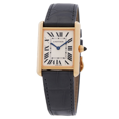 Cartier Tank Louis Large Model Quartz Silver Dial Unisex Watch WGTA0343 (blue, arb22923)