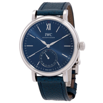 IWC Portofino Automatic Pointer Date Laureus Blue Dial Watch IW359201 IW359202 (blue, arb22927)