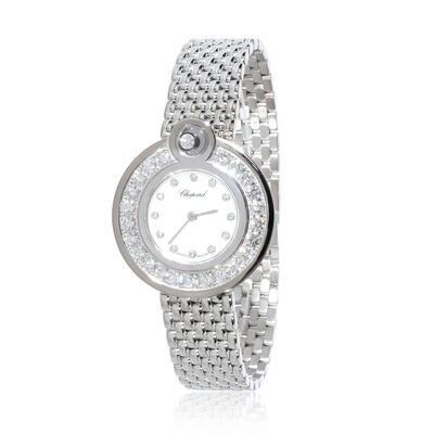 Pre-Owned Chopard Happy Diamond White Dial Ladies Watch, Model: 204407-1003 (arb22939)