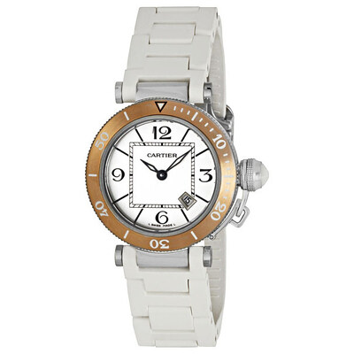 Pre owned Cartier Pasha Seatimer Ladies Watch W3140001 (arb22942)