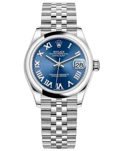 Rolex Datejust 31 Stainless Steel Blue Roman Dial Women's Watch Model M278240-0018 (blue, arb22963)