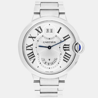 Cartier Ballon Bleu W6920011, Silver Stainless Steel Men's Watch 38mm 1187766 (arb23070)