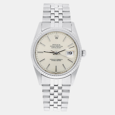 Datejust 16234, Silver Stainless Steel Automatic Watch Rolex 1187757 (arb23082)
