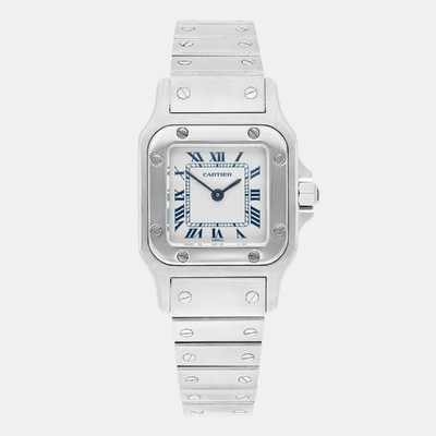 Cartier Santos Galbee W20056D6 24mm Women's Stainless Steel Quartz Watch 1188246 (arb23150)