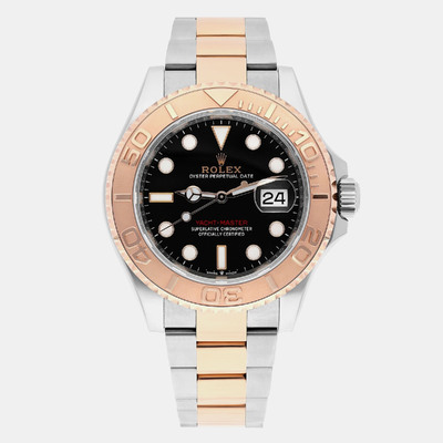 Rolex Yacht-Master 40mm Automatic Mens Black Dial with Rose Gold Bezel Ref:126621 - Article No. 1187788 (black, arb23205)