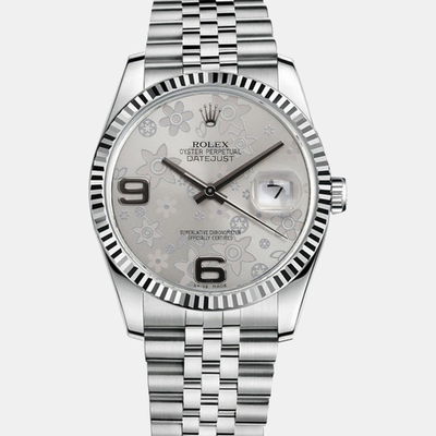 Rolex Datejust 116234, Automatic Silver Dial with White Gold Bezel, Stainless Steel Case 1187669 (arb23228)