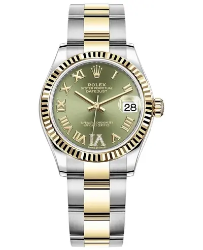 Authentic Rolex Datejust 31, Women's Luxury Watch Model M278273-0015 (green, arb23266)