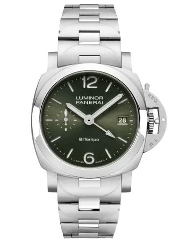 Panerai Luminor Quaranta BiTempo Automatic Men's Watch Model PAM01640 (green, arb23270)