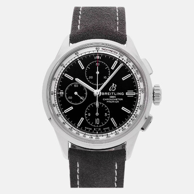 Pre-Owned Breitling Premier Chronograph (Ref: A13315351B1X1) 1189360 (black, arb23283)