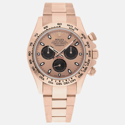 Rolex Cosmograph Daytona Model 116505 - Authentic Pink Dial Automatic Movement 40mm Rose Gold Mens Watch 1188400 (pink, arb23300)