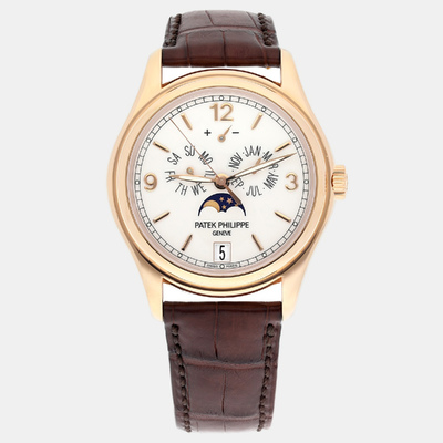 Patek Philippe Annual Calendar Watch Model 5146R-001 Automatic White Dial 1188314 (white, arb23309)
