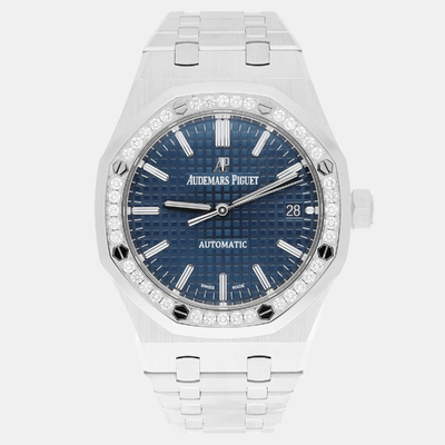 Audemars Piguet Royal Oak 15451ST.ZZ.1256ST - Automatic Movement Blue Dial 1188318 (blue, arb23314)