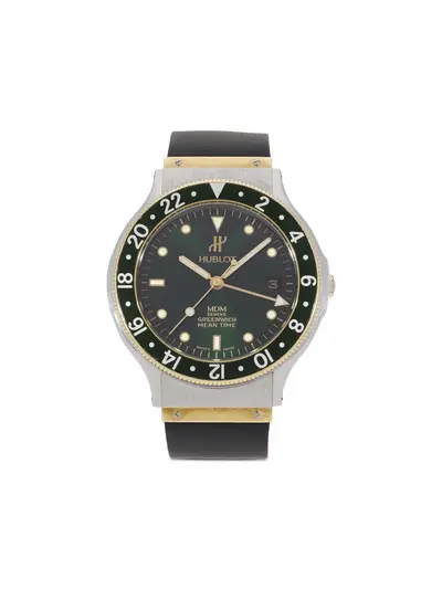 Hublot MDM 40mm Green Dial Round Case Watch Model: 30542304 (arb23348)