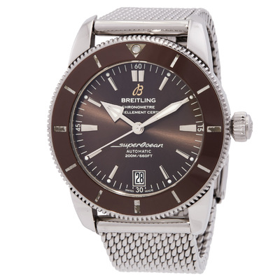 Pre-owned Breitling Superocean Heritage II AB201033/Q617-54A Men's Watch AB201033/Q617-154A (brown, arb4525)