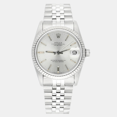 Rolex Datejust 68274 Silver Stainless Steel Women's Watch 1188363 (arb23403)