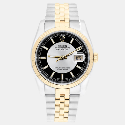 Rolex Datejust 116233 Black Dial Automatic Movement Men's Watch Reference: 1188368 (black, arb23404)